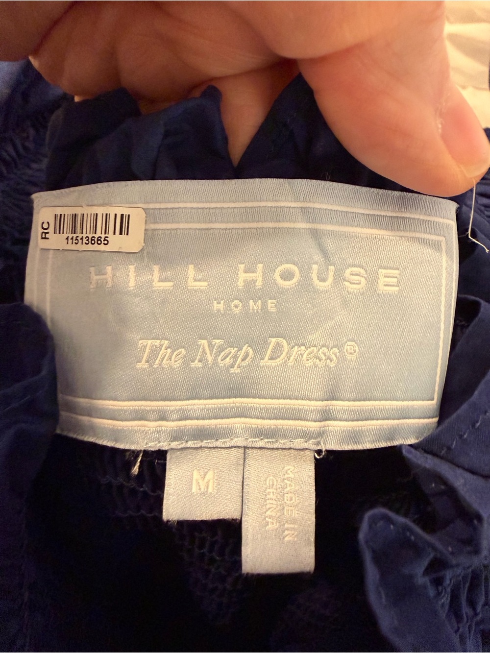 Hill House Navy Ellie Cotton Nap Dress - Picture 6 of 6